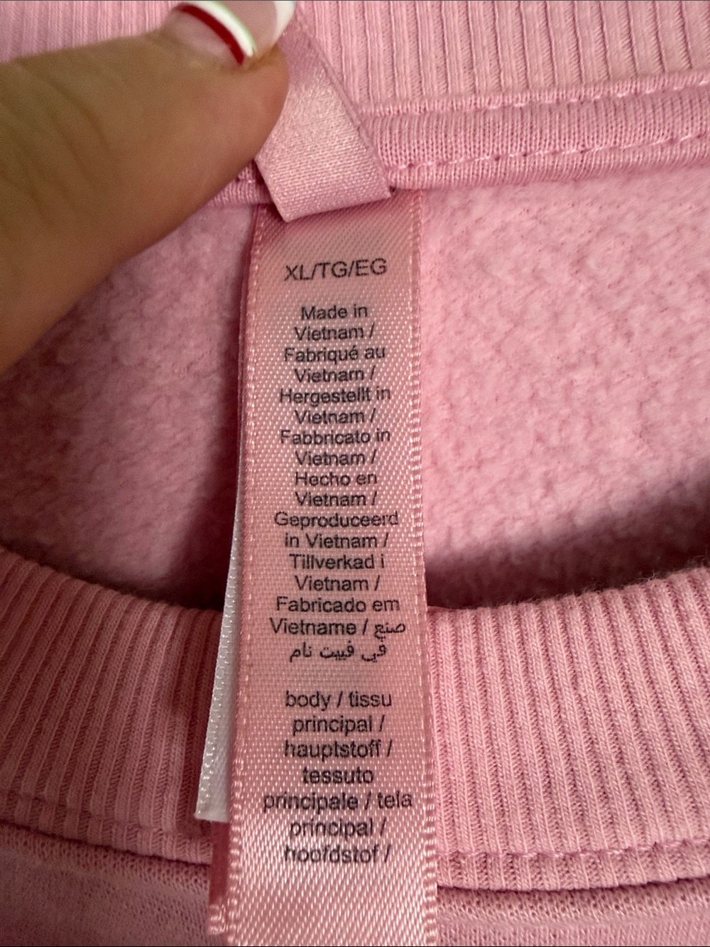 SKIMS Pink Crewneck Sweatshirt - Picture 3 of 4
